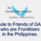 Salute to all GAAF Friends who are frontliners in the Philippines