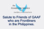 Salute to all GAAF Friends who are frontliners in the Philippines